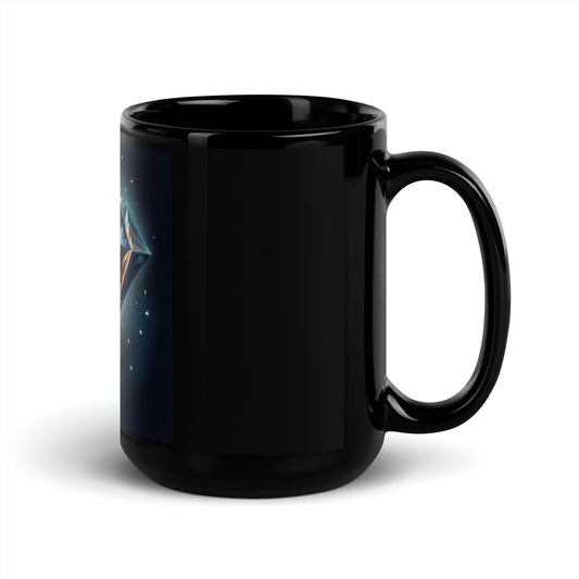 DAZ Art Glossy Black Mug