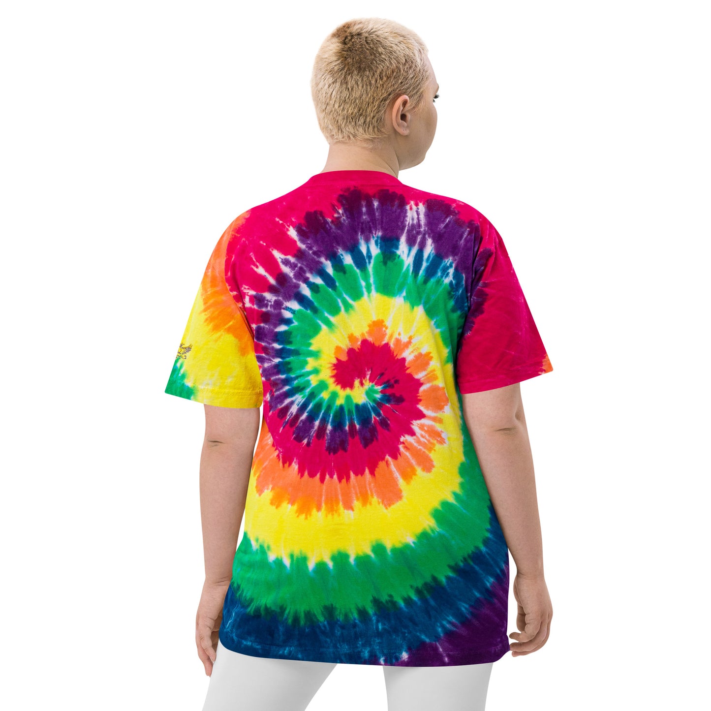 DAZ Art oversized tie-dye t-shirt