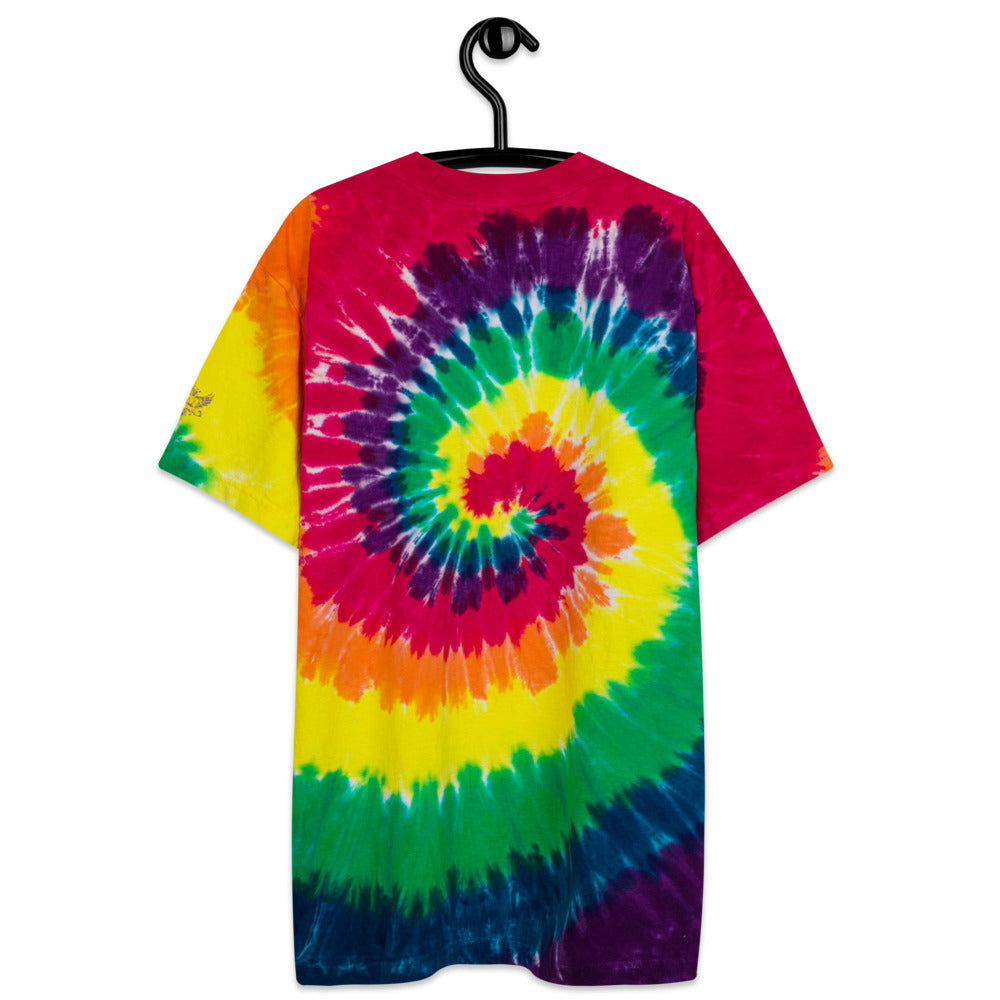 DAZ Art oversized tie-dye t-shirt