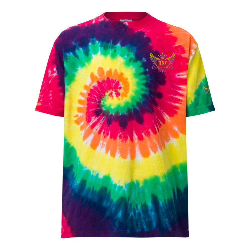 DAZ Art oversized tie-dye t-shirt