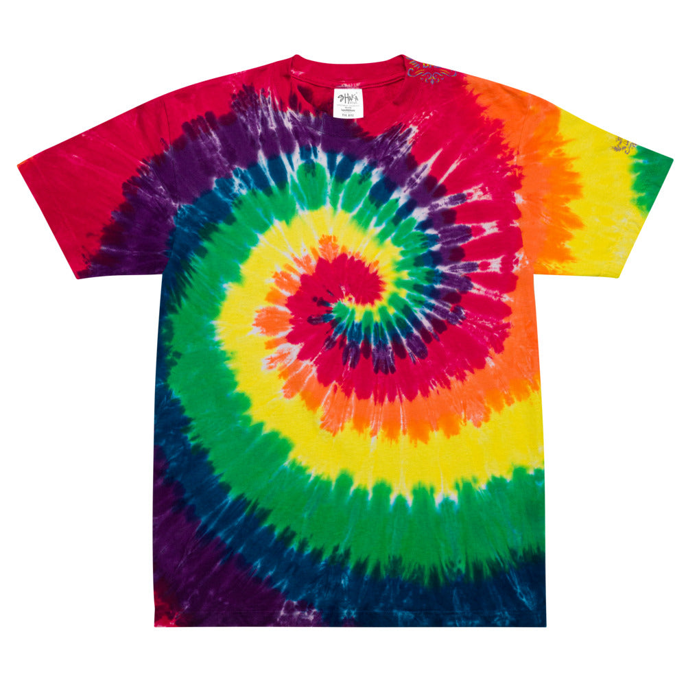 DAZ Art oversized tie-dye t-shirt