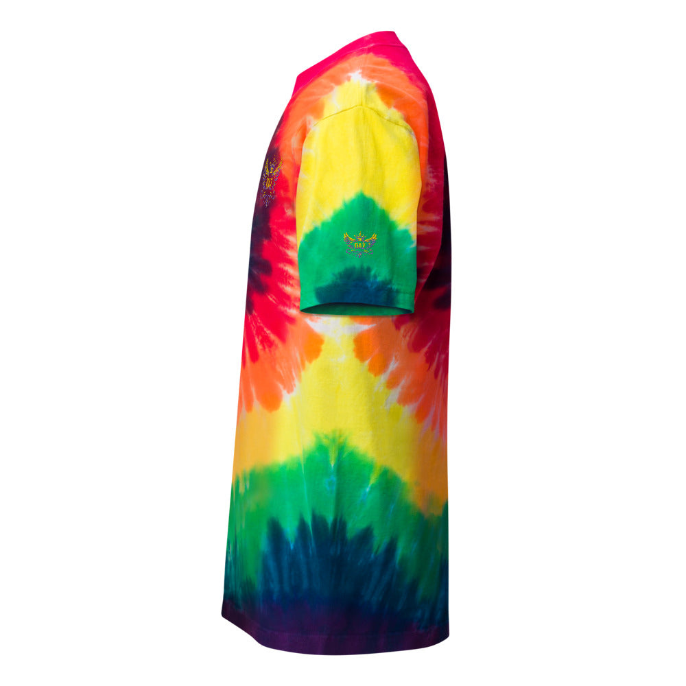 DAZ Art oversized tie-dye t-shirt