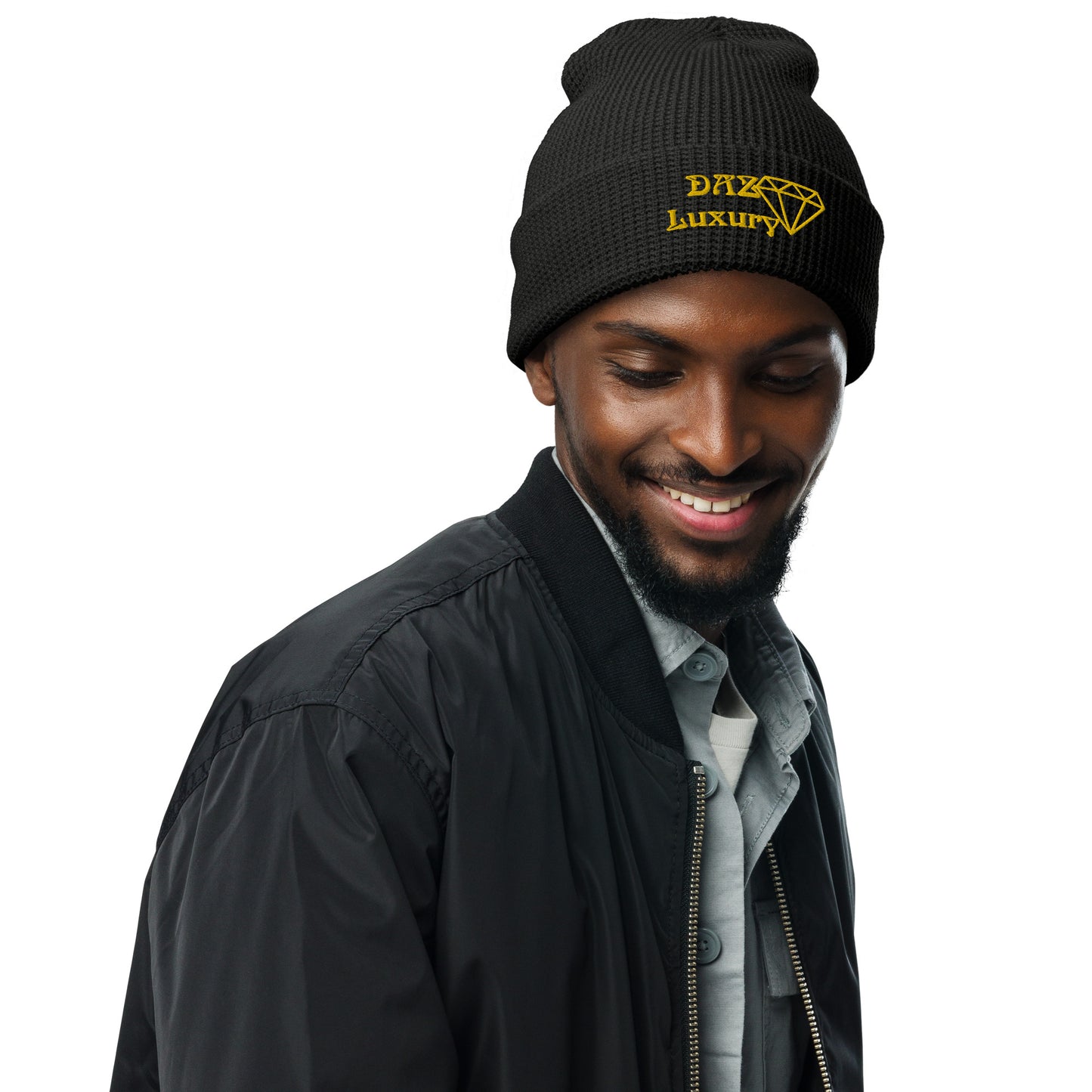 DAZ Luxury Unisex Waffle Knit Beanie