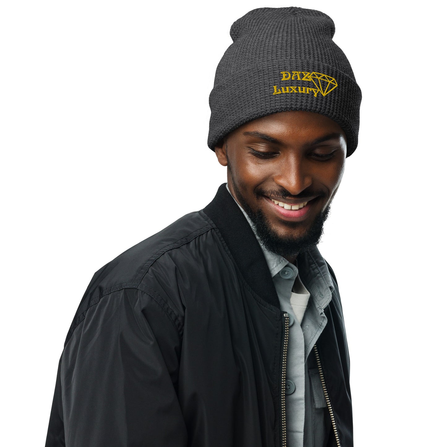 DAZ Luxury Unisex Waffle Knit Beanie