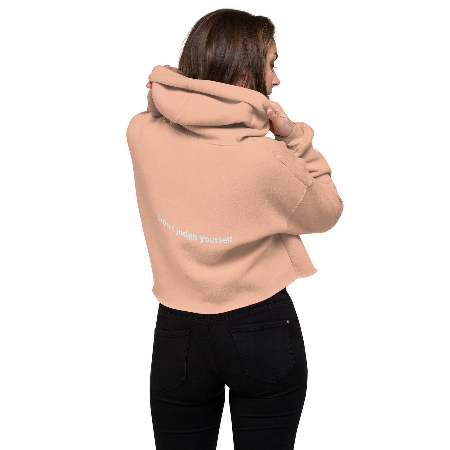 Sudadera corta DAZ con capucha para mujer