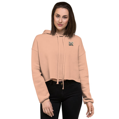 Sudadera corta DAZ con capucha para mujer