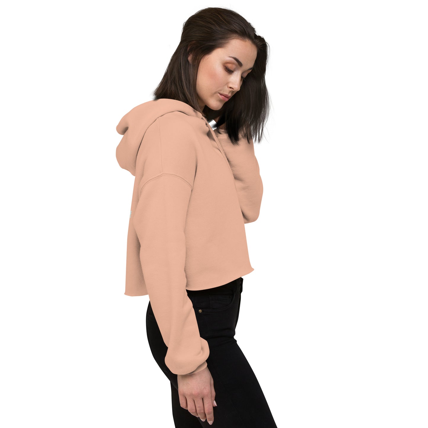 Sudadera corta DAZ con capucha para mujer