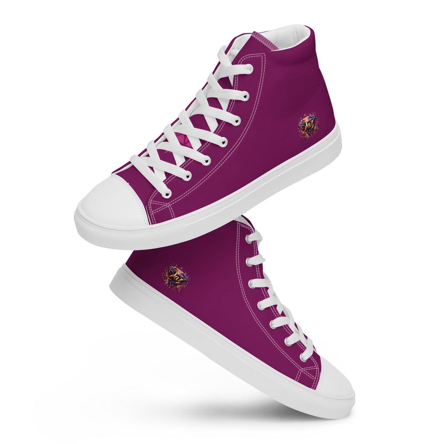 DAZ Women's High Top Canvas Sneakers